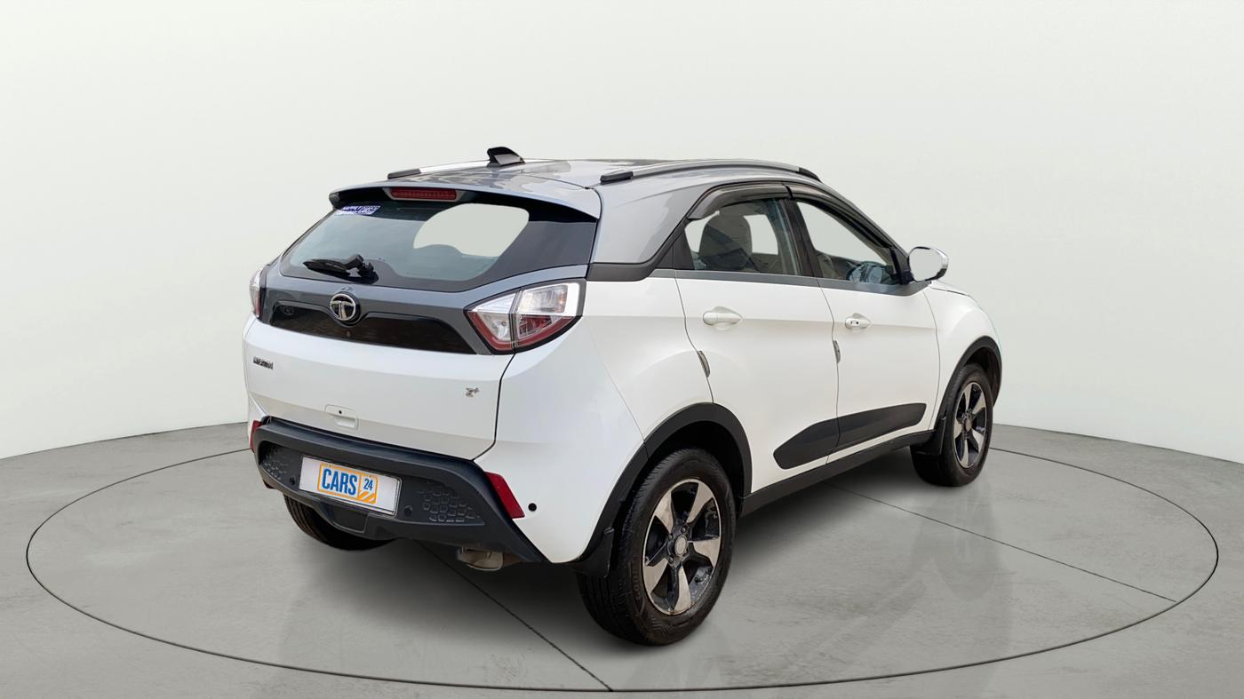 2018 Tata NEXON XZ PLUS PETROL DUAL TONE, Petrol, Manual, 86,988 km, Right Back Diagonal