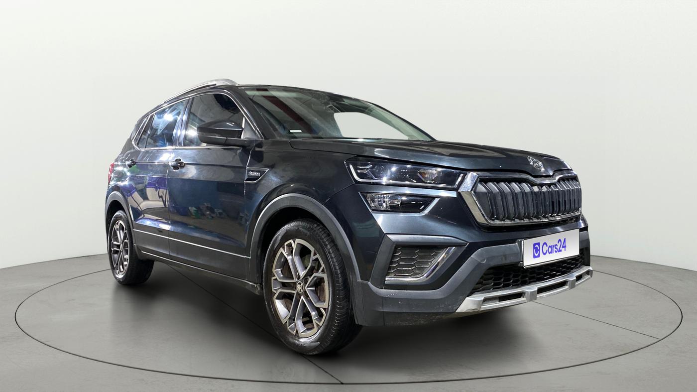 2022 Skoda KUSHAQ STYLE 1.5L TSI DSG, Petrol, Automatic, 57,112 km, Right Front Diagonal