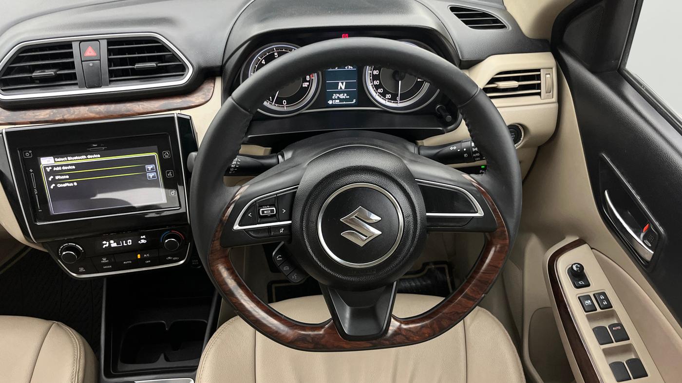 2018 Maruti Dzire ZXI PLUS AMT, Petrol, Automatic, 22,461 km, Steering Wheel Close Up
