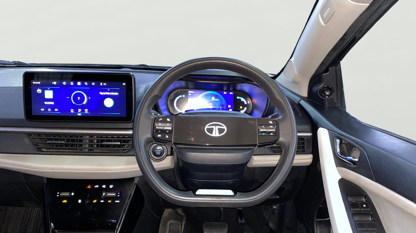 2024 Tata NEXON CREATIVE + AMT 1.5 DIESEL, Diesel, Automatic, 49,826 km, Steering Wheel Close Up