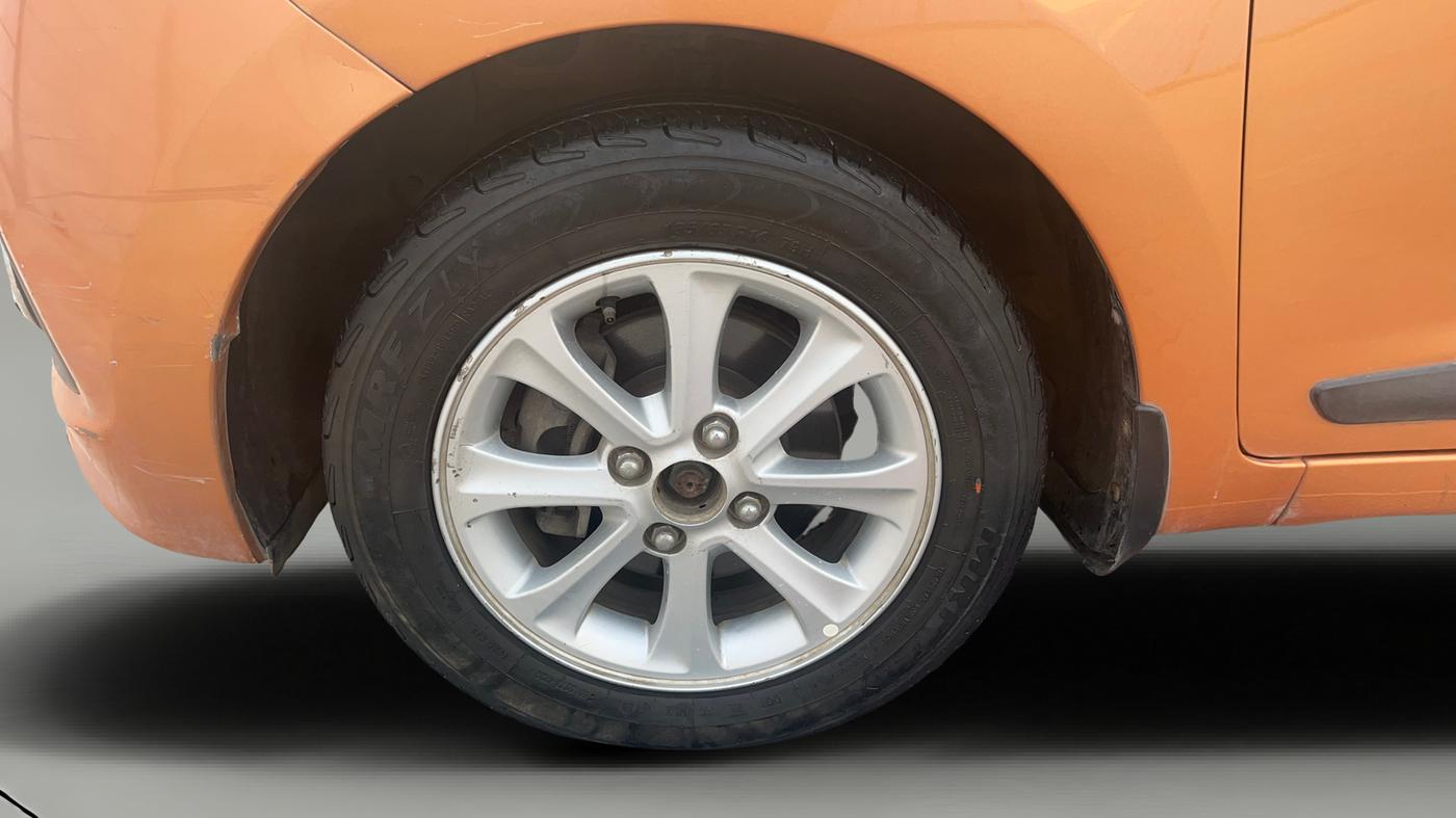 2015 Hyundai Grand i10 ASTA AT 1.2 KAPPA VTVT, Petrol, Automatic, 87,358 km, Left Front Wheel