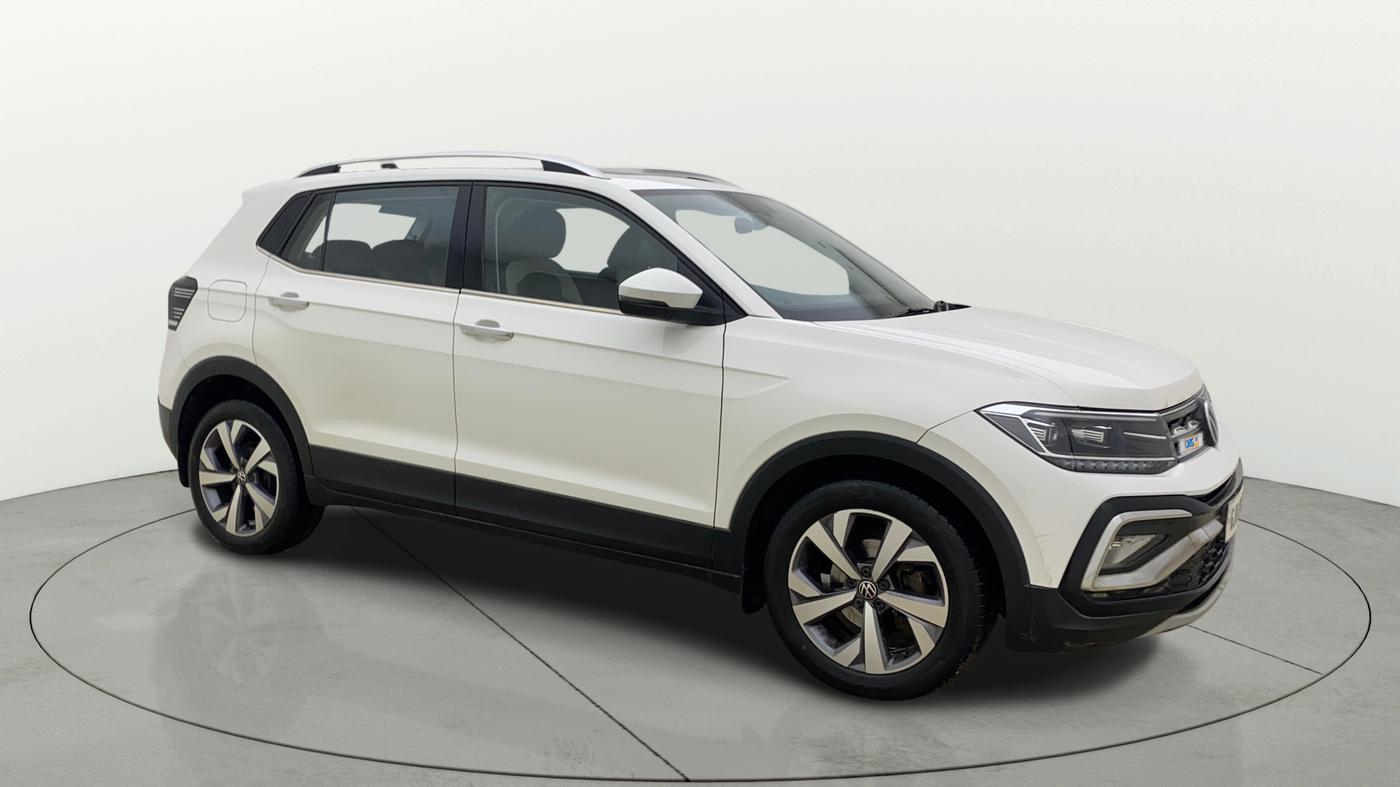 2022 Volkswagen TAIGUN TOPLINE 1.0 TSI MT, Petrol, Manual, 54,286 km, Right Front Diagonal