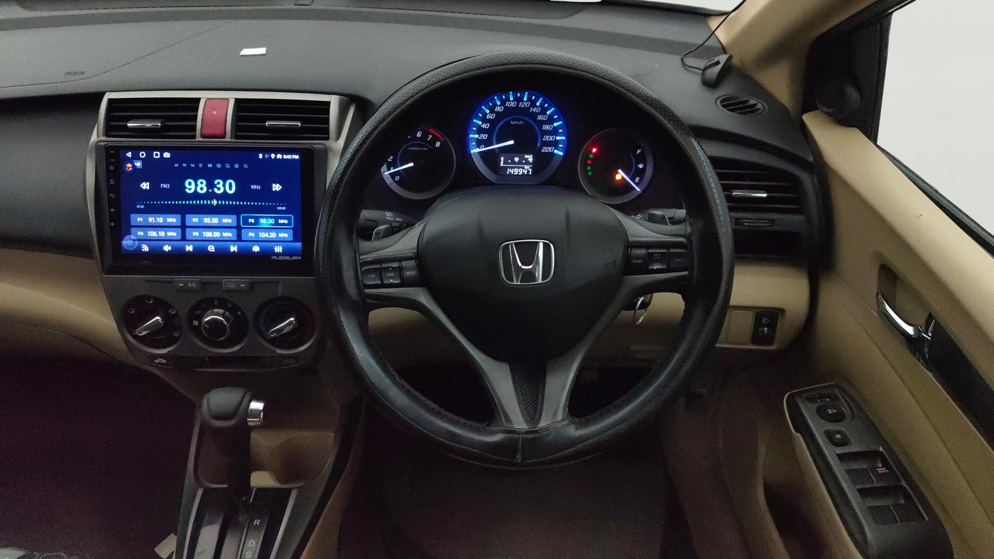2013 Honda City 1.5L I-VTEC V AT, Petrol, Automatic, 1,49,947 km, Steering Wheel Close Up