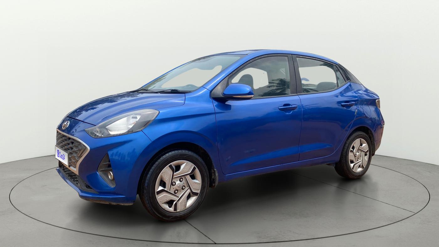 2020 Hyundai AURA S 1.2 AMT, CNG, Automatic, 1,07,451 km, Left Front Diagonal