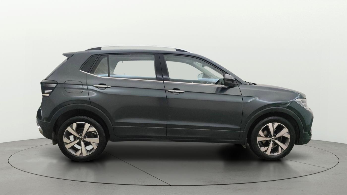 2023 Volkswagen TAIGUN TOPLINE 1.0 TSI AT, Petrol, Automatic, 33,166 km, Right Side View