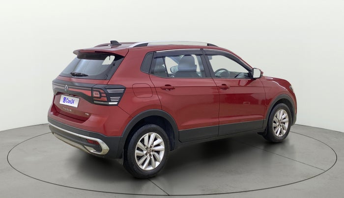 2022 Volkswagen TAIGUN HIGHLINE 1.0 TSI AT, Petrol, Automatic, 27,976 km, Right Back Diagonal