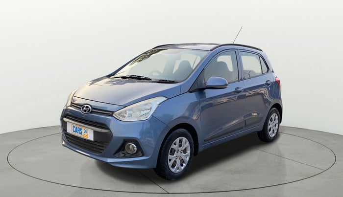 2016 Hyundai Grand i10 SPORTZ 1.2 KAPPA VTVT, Petrol, Manual, 96,930 km, Left Front Diagonal