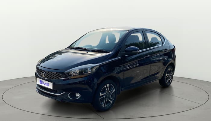 2019 Tata TIGOR XZ PLUS PETROL, Petrol, Manual, 1,05,756 km, Left Front Diagonal