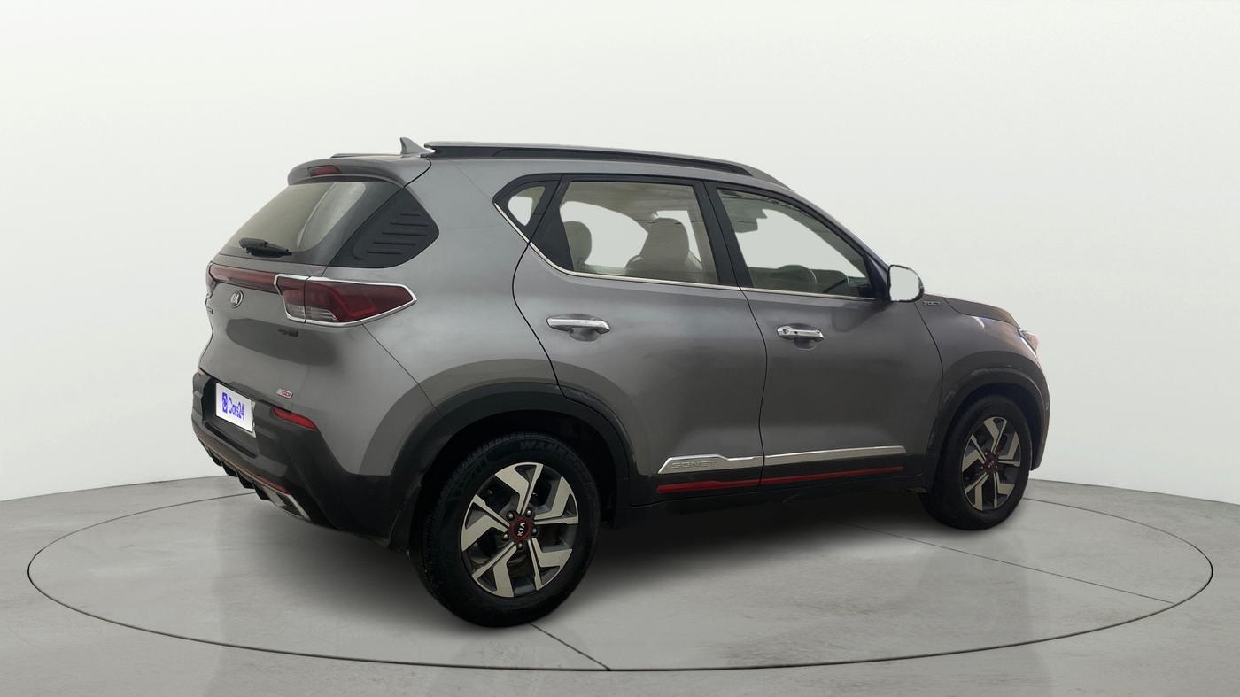 2020 KIA SONET GTX PLUS 1.0 DCT, Petrol, Automatic, 41,820 km, Right Back Diagonal