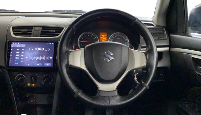 2014 Maruti Swift VXI, Petrol, Manual, 41,905 km, Steering Wheel Close Up