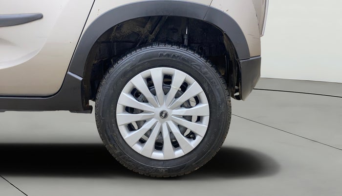 2017 Mahindra Kuv100 K4 6 STR, Petrol, Manual, 23,446 km, Left Rear Wheel