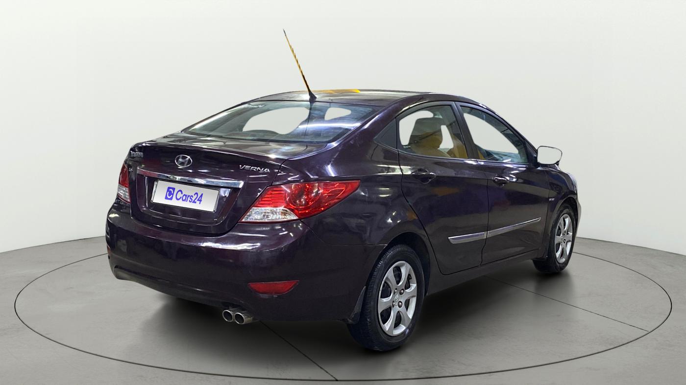 2013 Hyundai Verna FLUIDIC 1.6 VTVT EX, Petrol, Manual, 61,508 km, Right Back Diagonal