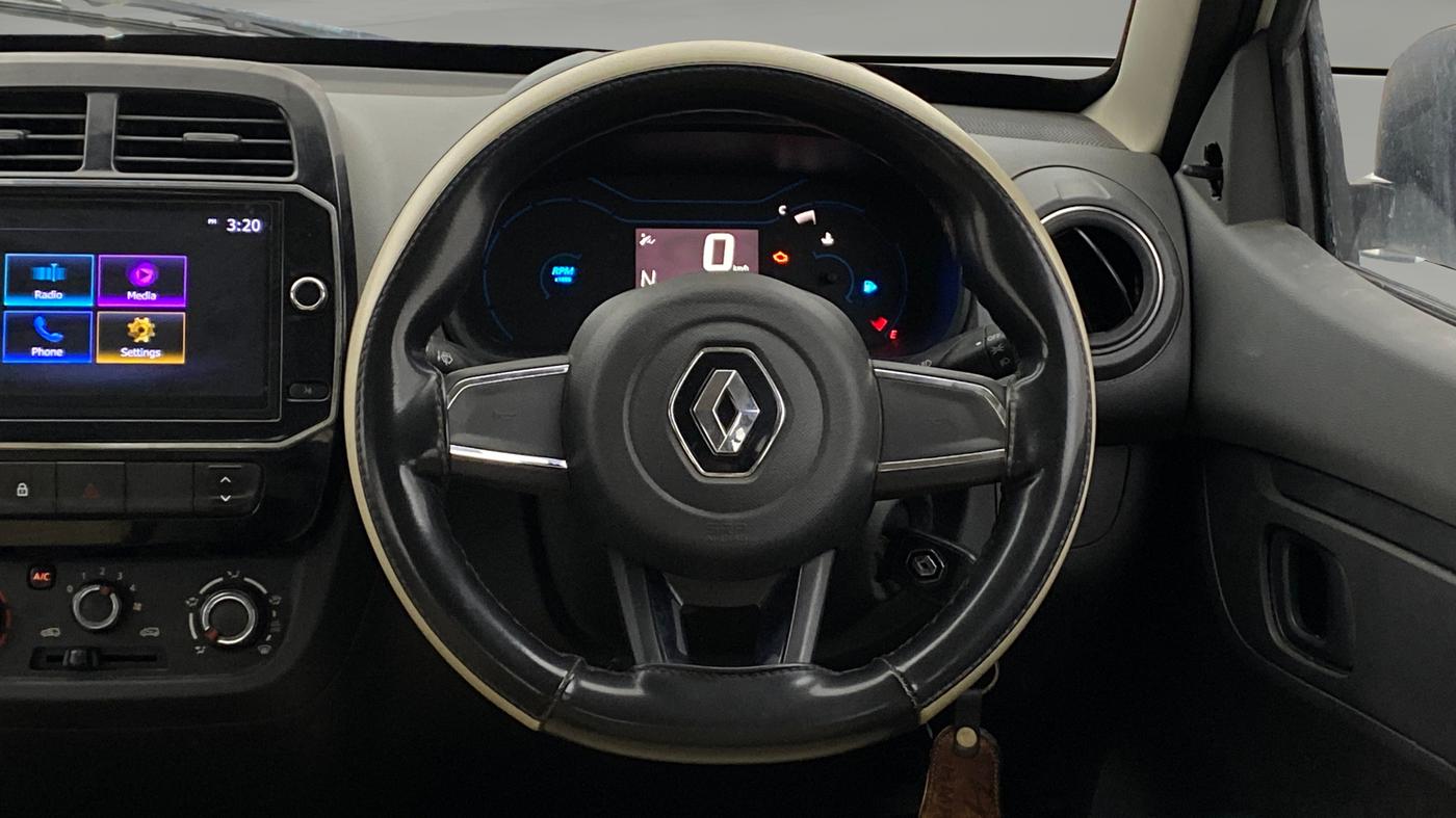 2020 Renault Kwid RXT 1.0 AMT (O), Petrol, Automatic, 57,399 km, Steering Wheel Close Up