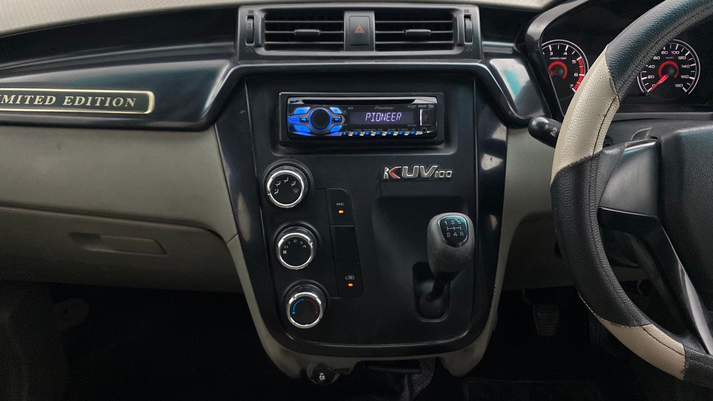 2017 Mahindra Kuv100 K2 PLUS D 6 STR, Diesel, Manual, 86,232 km, Air Conditioner