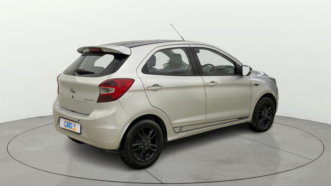 2017 Ford New Figo TITANIUM 1.2 PETROL MT, Petrol, Manual, 49,274 km, Right Back Diagonal