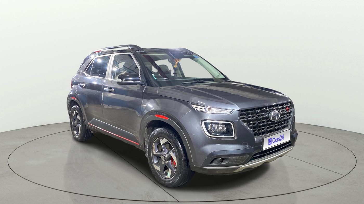2021 Hyundai VENUE SX PLUS 1.0 TURBO DCT DUAL TONE, Petrol, Automatic, 38,578 km, Right Front Diagonal