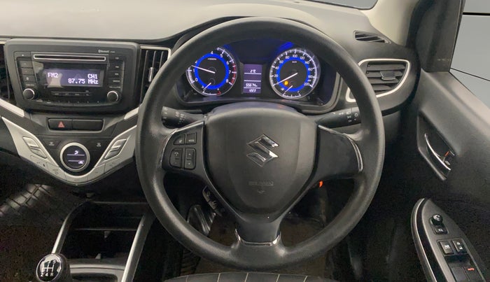 2018 Maruti Baleno DELTA PETROL 1.2, Petrol, Manual, 55,673 km, Steering Wheel Close Up