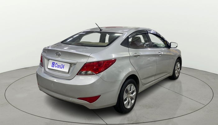 2016 Hyundai Verna 1.4 VTVT, Petrol, Manual, 1,23,771 km, Right Back Diagonal