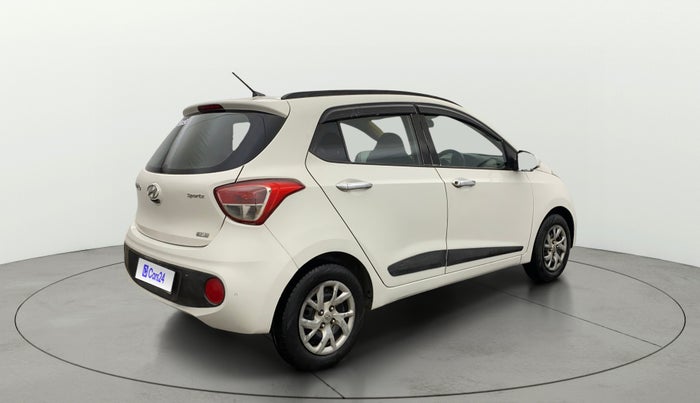 2017 Hyundai Grand i10 SPORTZ (O) 1.2 KAPPA VTVT, Petrol, Manual, 64,964 km, Right Back Diagonal