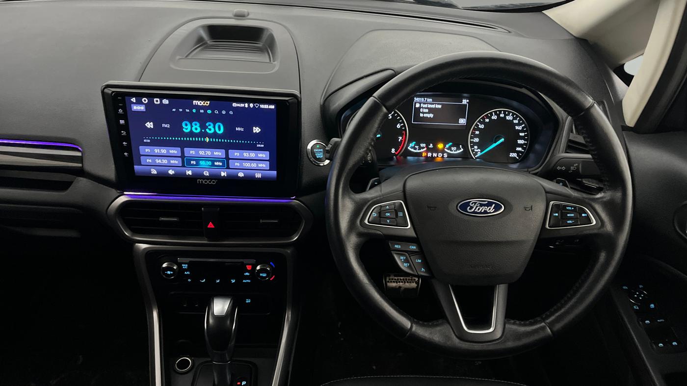 2019 Ford Ecosport TITANIUM + 1.5L PETROL AT, Petrol, Automatic, 34,019 km, Steering Wheel Close Up