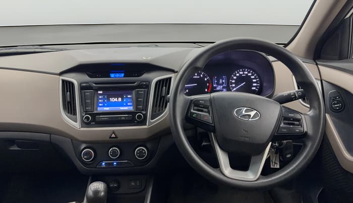 2017 Hyundai Creta E PLUS 1.6 PETROL, Petrol, Manual, 61,660 km, Steering Wheel Close Up