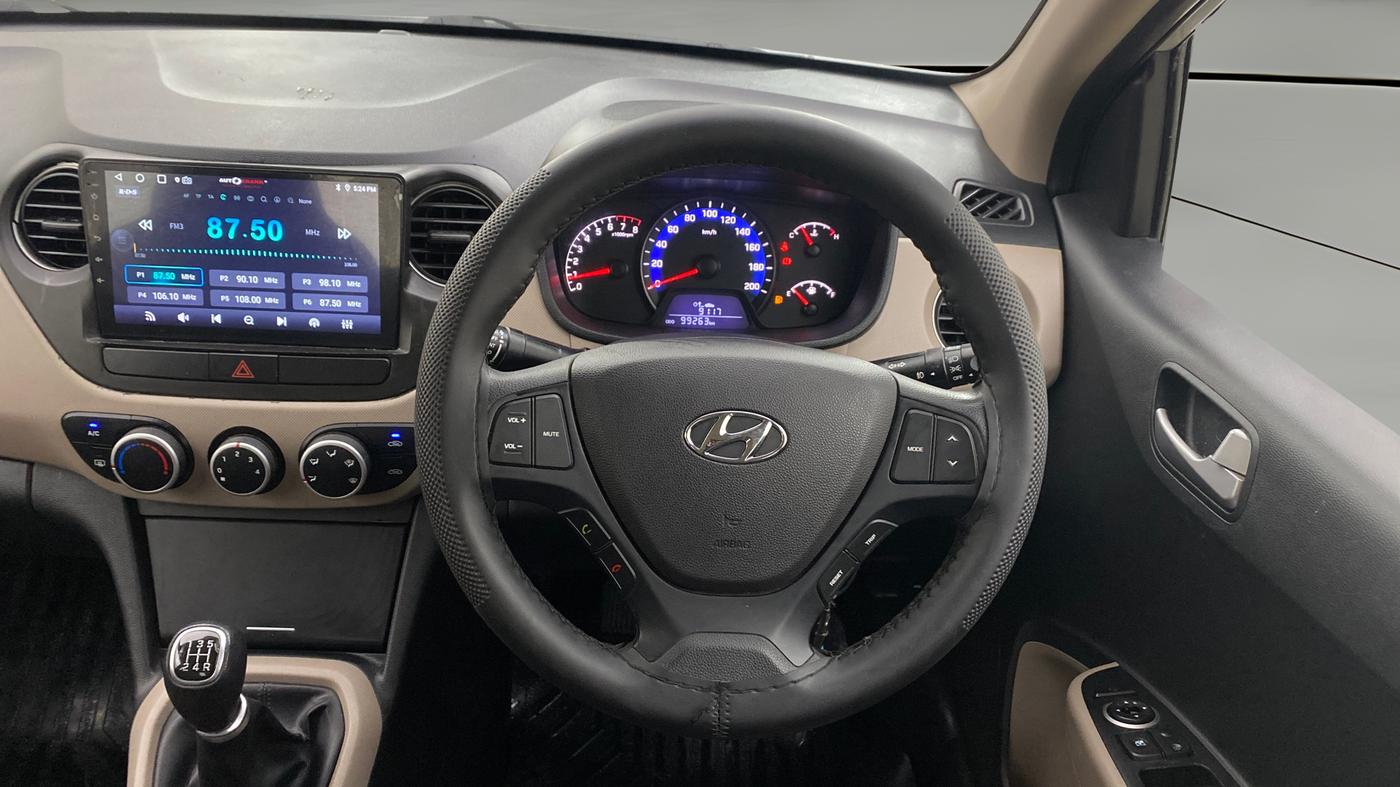2018 Hyundai Xcent S 1.2, CNG, Manual, 99,263 km, Steering Wheel Close Up