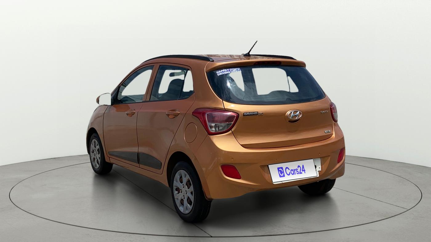 2016 Hyundai Grand i10 SPORTZ 1.2 KAPPA VTVT, Petrol, Manual, 69,437 km, Left Back Diagonal