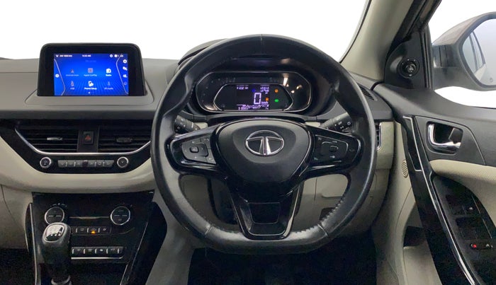 2020 Tata NEXON XZ PLUS (O) PETROL, Petrol, Manual, 51,317 km, Steering Wheel Close Up