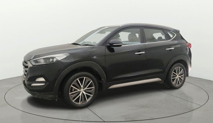 2018 Hyundai Tucson GLS 2WD AT PETROL, Petrol, Automatic, 74,198 km, Left Front Diagonal