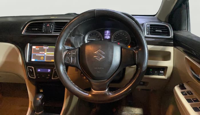 2017 Maruti Ciaz ALPHA  AT 1.4  PETROL, Petrol, Automatic, 47,132 km, Steering Wheel Close Up