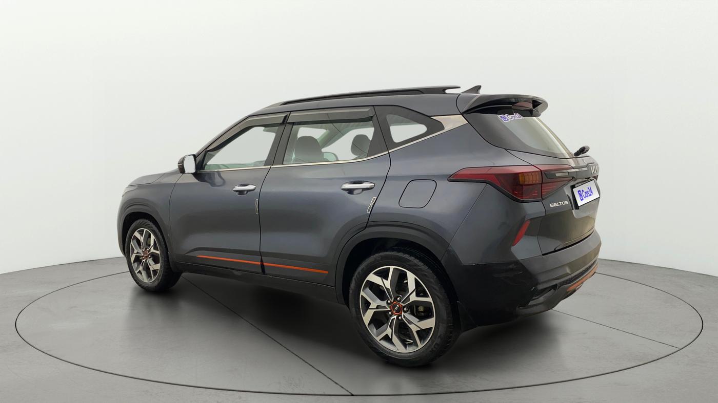 2022 KIA SELTOS X LINE 1.4 DCT, Petrol, Automatic, 33,276 km, Left Back Diagonal