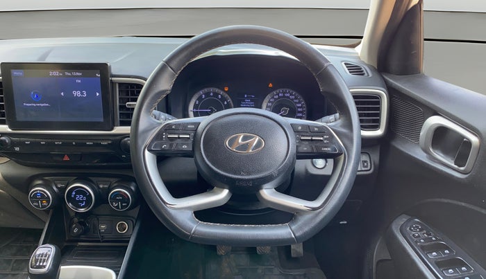 2021 Hyundai VENUE SX 1.0 (O) TURBO, Petrol, Manual, 61,353 km, Steering Wheel Close Up