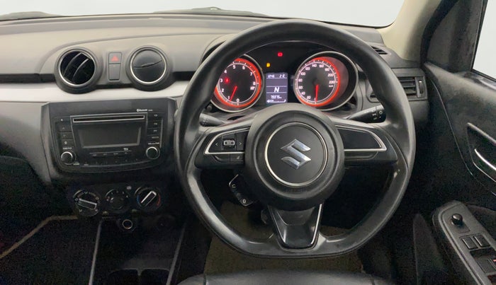 2018 Maruti Swift VXI AMT, Petrol, Automatic, 79,375 km, Steering Wheel Close Up