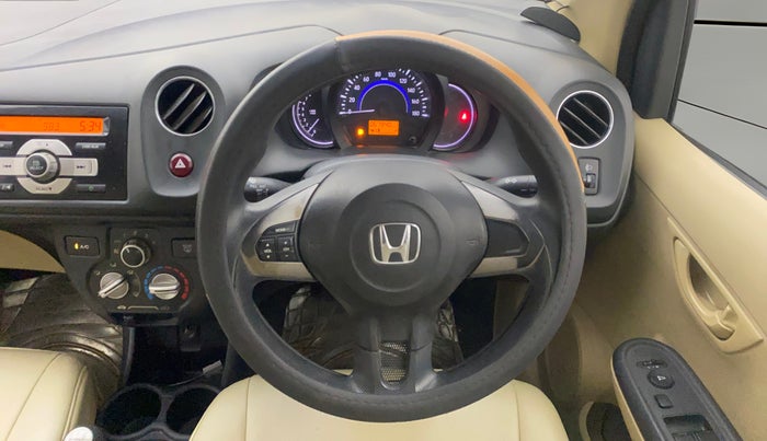 2015 Honda Brio S MT, Petrol, Manual, 67,905 km, Steering Wheel Close Up