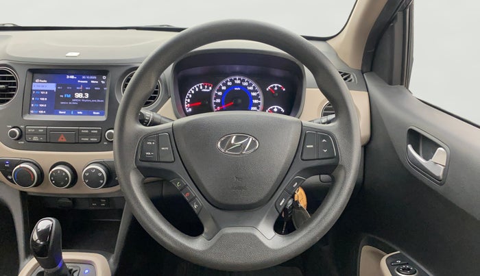 2019 Hyundai Grand i10 SPORTZ AT 1.2 KAPPA VTVT, Petrol, Automatic, 35,896 km, Steering Wheel Close Up