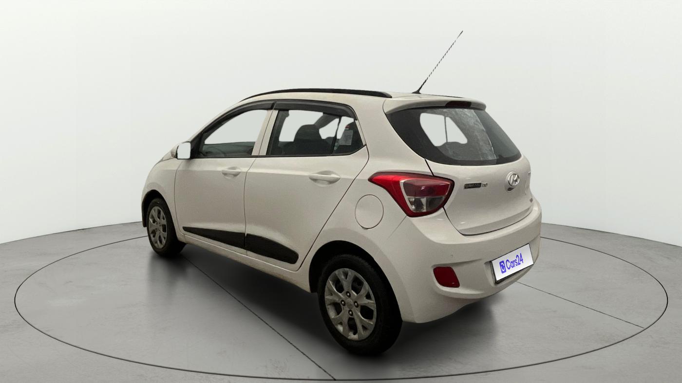 2016 Hyundai Grand i10 SPORTZ 1.2 KAPPA VTVT, CNG, Manual, 77,378 km, Left Back Diagonal