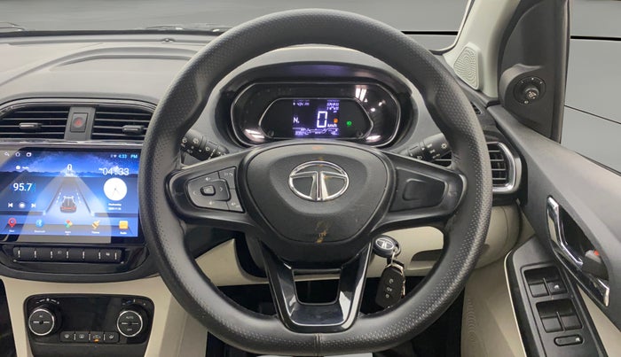 2023 Tata Tiago XZA PLUS PETROL, Petrol, Automatic, 30,825 km, Steering Wheel Close Up