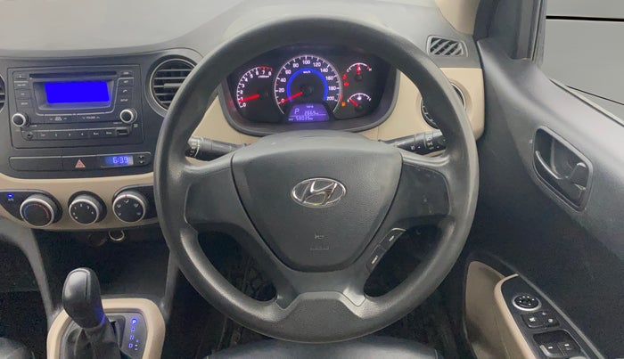 2016 Hyundai Grand i10 MAGNA AT 1.2 KAPPA VTVT, Petrol, Automatic, 58,000 km, Steering Wheel Close Up
