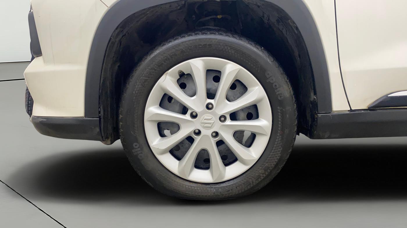 2023 Maruti Grand Vitara DELTA SMART HYBRID AT, Petrol, Automatic, 51,190 km, Left Front Wheel