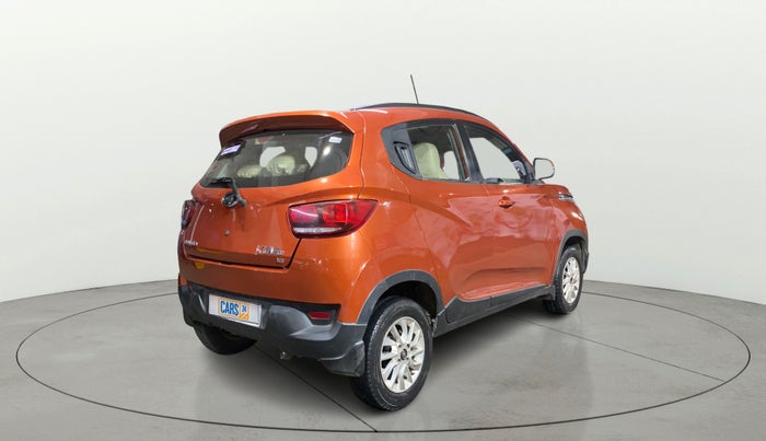 2017 Mahindra Kuv100 K6 6 STR, Petrol, Manual, 27,723 km, Right Back Diagonal