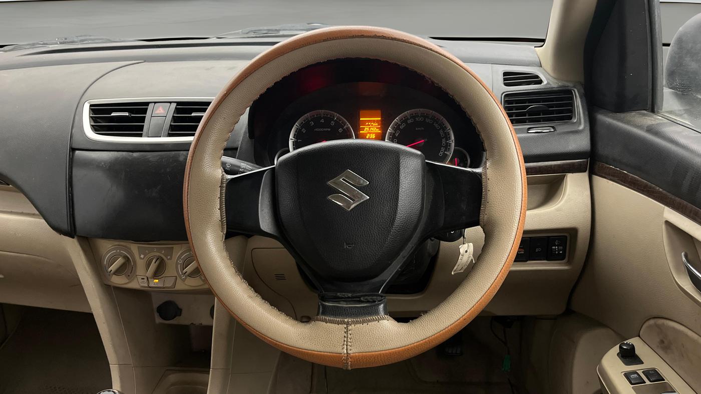 2014 Maruti Swift Dzire VXI, Petrol, Manual, 25,119 km, Steering Wheel Close Up