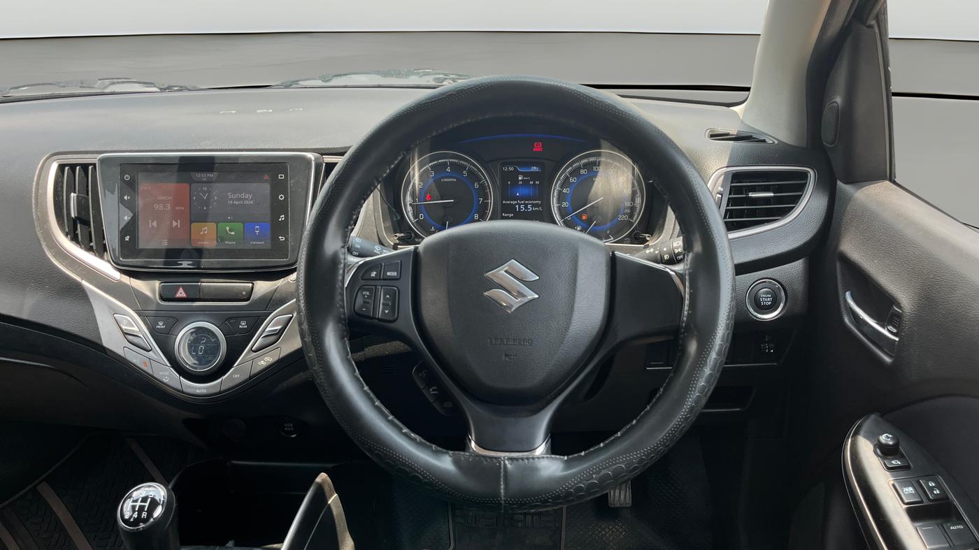 2019 Maruti Baleno ZETA PETROL 1.2, Petrol, Manual, 27,968 km, Steering Wheel Close Up