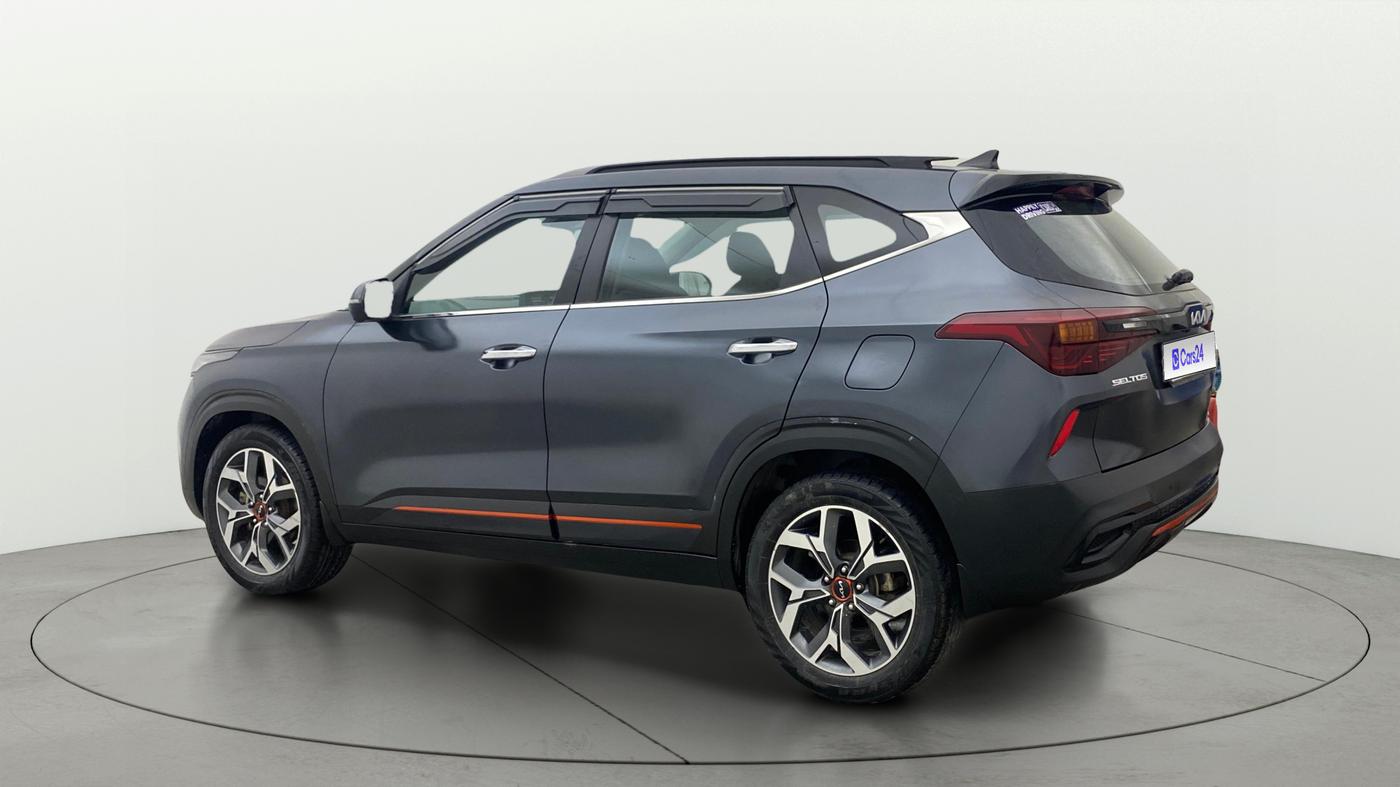 2021 KIA SELTOS X LINE 1.4 PETROL DCT, Petrol, Automatic, 93,963 km, Left Back Diagonal