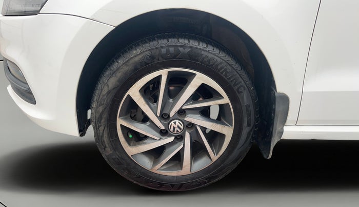 2018 Volkswagen Polo COMFORTLINE 1.0L MPI, Petrol, Manual, 1,38,642 km, Left Front Wheel