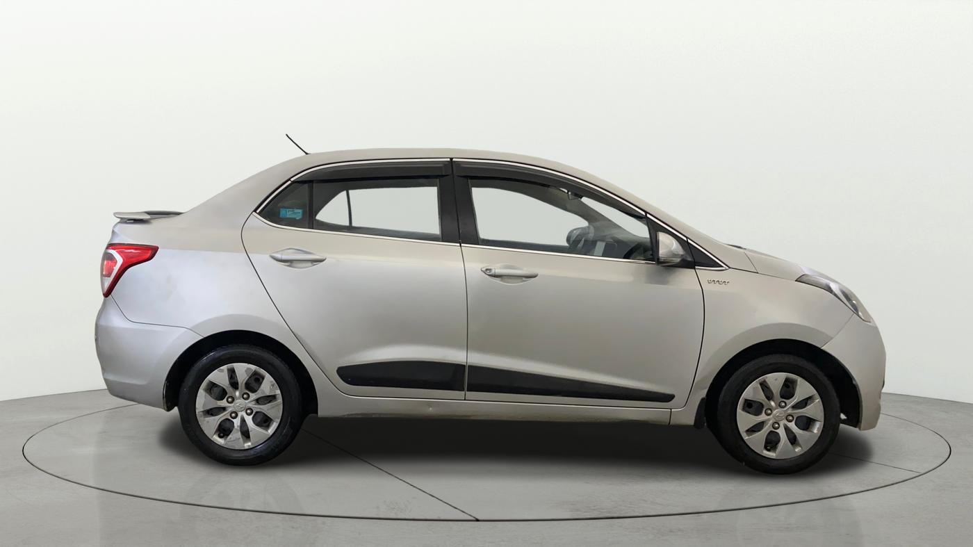 2015 Hyundai Xcent S 1.2, CNG, Manual, 50 km, Right Side View