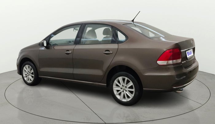 2015 Volkswagen Vento HIGHLINE 1.5 AT, Diesel, Automatic, 1,09,859 km, Left Back Diagonal