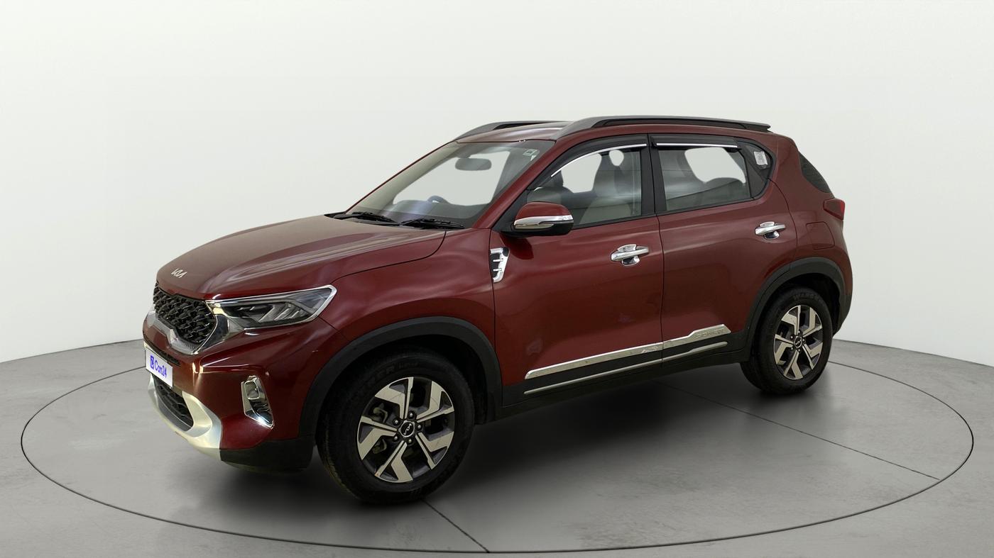 2023 KIA SONET HTX 1.0 DCT, Petrol, Automatic, 14,230 km, Left Front Diagonal