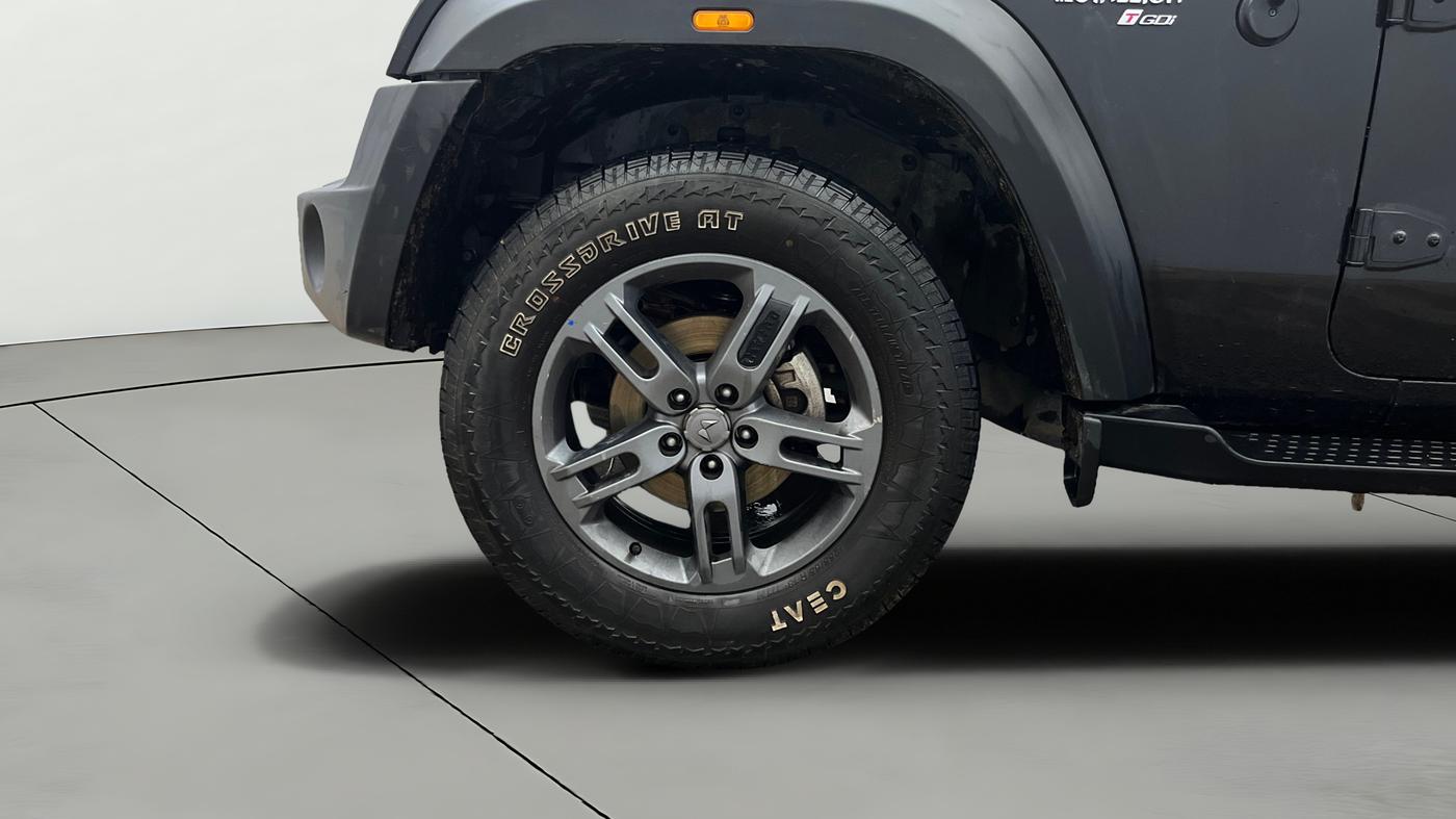 2024 Mahindra Thar LX P 2WD AT HT, Petrol, Automatic, 18,101 km, Left Front Wheel