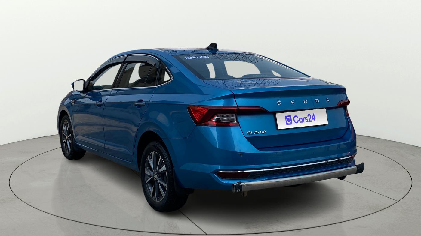2022 Skoda SLAVIA STYLE 1.0L TSI AT, Petrol, Automatic, 40,509 km, Left Back Diagonal