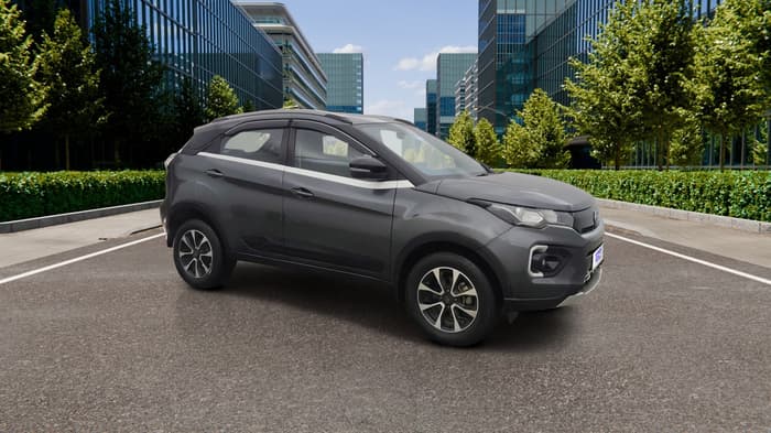 2021 Tata NEXON XZ PLUS PETROL, Petrol, Manual, 49,994 km, Right Front Diagonal